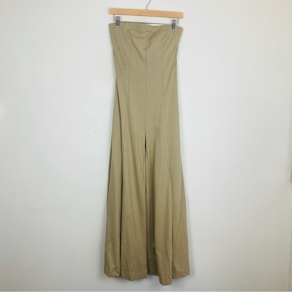 Free People Free est Kamora tan strapless  wide l g one piece. Size Small - Picture 4 of 8